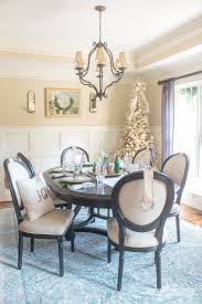 This is good news for those of us who. Christmas Table Decorations Elegant Gold Aqua Dining Room