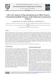 50 likes · 1 talking about this. Pdf Life Cycle Analysis Of Operational Energy In Office Projects Toward Sustainability Practices In The Malaysian Construction Industry