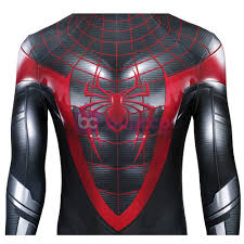 Miles morales on ps5 and ps4. Miles Morales Cosplay Suit Spider Man Miles Morales Ps5 Printed Costume