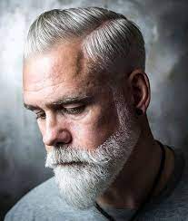 15 Glorious Hairstyles For Men With Grey Hair A K A Silver Foxes Grey Hair Men Round Face Men Hair And Beard Styles