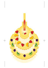 Printable Birthday Cake Pop Up Card Template Kirigami Popup Birthday Card Birthday Cake Card Origami Birthday Card Birthday Card Template