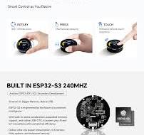 ESP32 2.1 Inch 480×480 Round TFT Knob Touch Display Rotary ...