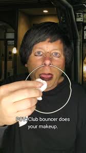 POV: Club bouncer does your makeup