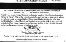 At fresh thyme market, the ads overlap on thursday. Gift Card Tractor Fresh Thyme United States Of America Fresh Thyme Farmers Market Col Us Fresht 003
