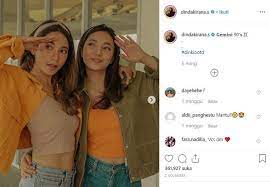 Postingan itu pun dibanjiri banyak komentar netizen yang penasaran dengan wanita yang foto bersama dinda. Bak Pinang Dibelah 2 Intip Kemiripan Dinda Kirana Dan Nadya Shakira Yang Sering Disebut Seperti Saudara Kembar