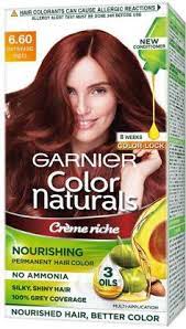 6) leave formula on for 20 minutes or 35 minutes if you have lots of gray hair or resistant/coarse hair. Garnier Color Naturals Creme Shade 6 60 Intense Red Price In India Buy Garnier Color Naturals Creme Shade 6 60 Intense Red Online In India Reviews Ratings Features Flipkart Com