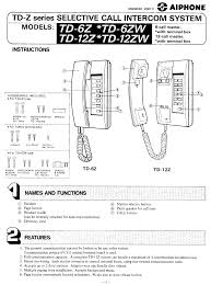At central vacuum stores, we've been providing exceptional customer service for. Aiphone Td 12z Instructions Manual Pdf Download Manualslib