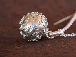 Mexican Bola Bola Necklace Harmony Ball Chime Ball Etsy Ball Pendant Harmony Ball Pendants