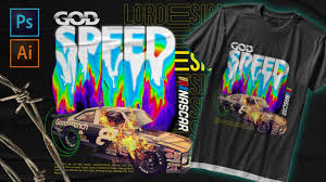 There will be 3 videos going through all the stages. Speeddesign Streetwear In Photoshop And Illustrator With Nascar Pic Adobe Tutorials