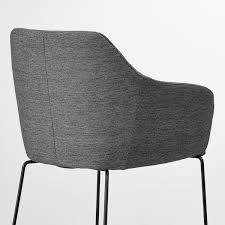 All of its cushions are removable, so you can clean with ease. Tossberg Chair Metal Black Gray Ikea