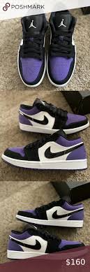 Nike Air Jordan 1 Low Court Purple Nike Air Jordan 1 Low Court Purple Size 9 Condition Is New With Box 100 Authenti In 2020 Nike Air Jordan Air Jordans Jordan 1 Low
