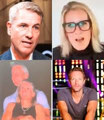 A video appearing to show a tech CEO and his head of HR embracing at a  Coldplay concert spread around social media at the speed of sound. (Credit:  Getty Images) #kisscam #coldplay #