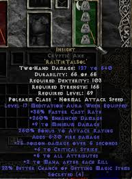 Infinity (diablo ii rune word). Insight Diablo Wiki