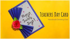 Visit to my other chan. Last Minute Teachers Day Card In 2021 Teachers Day Greeting Card Greeting Cards Handmade Greeting Cards Diy
