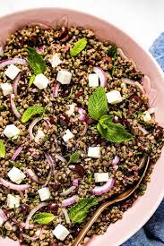 Detox Quinoa Lentil Salad Recipe In 2020 Lentil Salad Lentils Lentil Salad Recipes