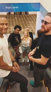 Stephen amell explained it simply. Stephen Amell Daily On Twitter Picture Stephen Amell Emily Bett Rickards David Ramsey And Echo Kellum At Sdcc