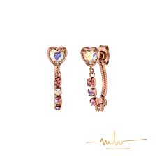 What color goes with rose gold: Rose Crystal Armband De Purelei