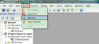 For word 2007 and earlier. How To Open A Locked Word Document Free Without Software