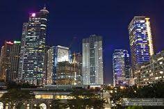 Ortigas Nightscape Manila Philippines Philippines Manila