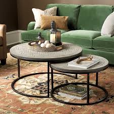 August Nesting Coffee Tables Set Of 2 Ballard Designs Nesting Coffee Tables Coffee Table Round Nesting Coffee Tables