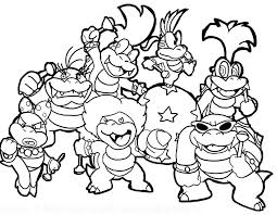 Whether for kids or adults, discover tons of coloring drawings at your favorite coloring website. Mario Characters Coloring Novocom Top