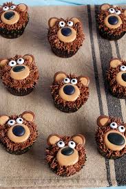 A blog sharing and selling chiffon cakes created with love, for our loved ones. Bear Cupcakes With Royal Icing Transfers The Bearfoot Baker