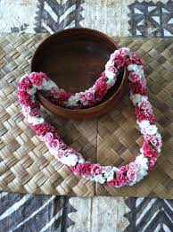 Double Mini Carnation Lei Flower Gift Graduation Leis Flower Garland Wedding