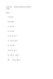 Setiap kotak berisi 6 penghapus. Kuis Penjumlahan Bilangan Bulat Worksheet