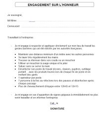 L'attestation sur l'honneur est utile dans les démarches administratives. Nassira El Moaddem Ar Twitter Voici L Engagement Sur L Honneur Que Frederic Ouvrier A Recu De Son Employeur Le Gouvernement N Ayant Pas Accepter Le Chomage Partiel Pour Son Entreprise Lui Et Ses Collegues Sont