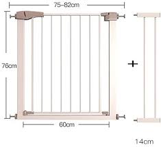 Hand railing for basement stairs page 1 line 17qq. Whaiyao Security Gate Baby Pet Isolation Swing Gate Staircase Banister Porch Panel Removable Door Stopper Pressure Mounted Auto Close Color Metallic Size 89 96cm Wide Buy Online At Best Price In Uae