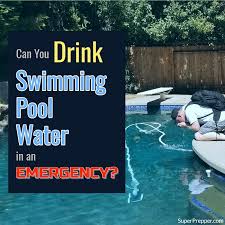 Both pools will need the chlorine level checked on a regular basis to keep the chlorine level within the correct zone for having a clean, clear pool. Can You Drink Swimming Pool Water In An Emergency Super Prepper