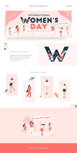 Un women announces the theme for international women's day, 8 march 2021 (iwd 2021) as, women in leadership: International Women S Day Promotion Banner Design On Behance Banner Design Layout Banner Design Inspiration Website Banner Design