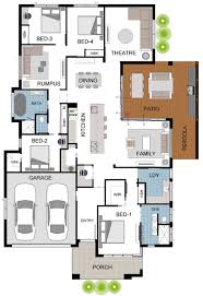 Floor Plan Friday 3 Living Spaces With Study Nook Dream House Plans House Layout Plans New House Plans