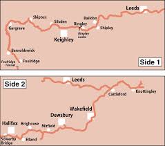 Add or search a point of interest. Leeds Liverpool Canal Foulridge To Leeds Aire Calder To Knottingley Calder Hebble Heron Map Stanfords