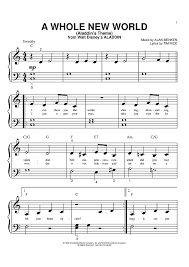 Play popular songs and traditional music with note letters for easy fun from the classic disney film aladdin, this piece is great for beginners. Aladdin Whole New World Allison Clarinet Sheet Music Piano Sheet Music Free Piano Music