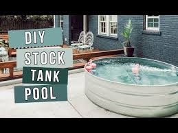 Make Your Own Stock Tank Pool With These Easy Diy Steps Anyone Can Have A Fun Water Feature For Adults And Kids R Stock Tank Pool Diy Diy Stock Tank Tank