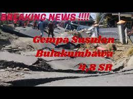 Gempa terukur berkekuatan 4,3 magnitudo dan memberi guncangan lemah saja (skala ii mmi) di bulukumba. Breaking News Gempa Bumi Hari Ini 4 8 Sr Terjadi Di Bulukumba Sulawesi Selatan Youtube