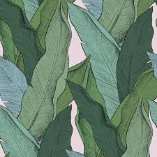 Leaf Green Plant Vegetal Pattern Color Wallpaper Papierpeint Decor Decoration Interieur Interior Design Arc Plant Leaves Designer Wallpaper Green