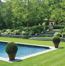 Swimming Pool With Beautiful Backyards And Garden Ideas Pool Landscaping Garden Pool Backyard Pool