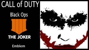 Call Of Duty Black Ops 4 Emblem Heath Ledger Joker Youtube Call Of Duty Call Of Duty Black Emblems