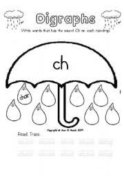 digraphs focusing on ch esl worksheet by azza 20