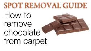 Run cold water directly over the carpet stain. 4 Ways To Clean Chocolate From A Carpet Wikihow