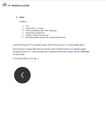 Press alt + / to open this menu. Loker Temanku Loker D3 S1 Pt Dellapella Lestari Yg Facebook