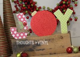 Joy Letters With Ornament Joy Letters Christmas Crafts Christmas Wood Crafts