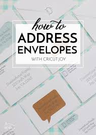 How To Address Envelopes With Cricut Joy Addressing Envelopes Adhesive Backed Paper Cricut Projects Beginner