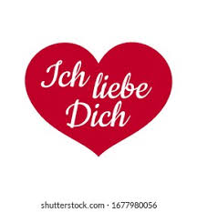 Auch waren sie fuer dich und. Ich Liebe Dich Translation German Love Stock Vector Royalty Free 1677980056