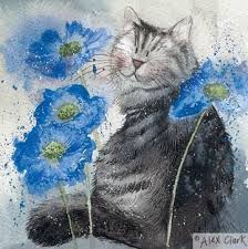 Check spelling or type a new query. 100 Cat Art With Flowers Ideas Cat Art Art Painting