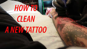 Tattoo supplies for professionals tattoo artists and shops can be found here. How To Clean A Fresh Tattoo Youtube