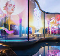 Flexible Led display curtain for eye-catching advertisements, events and  visual merchandising
