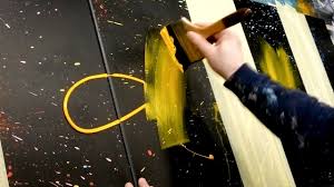 Acrylic Painting Abstract Art Demonstration Aeolus Youtube Some opted to follow the tutorial by themselves at the comfort of their home.